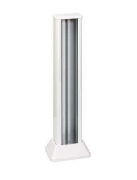 Minikolumna 1-stronna, wys. 581mm, 4-modułowa, 8x K45; czysta biel - ALC314/9 - KONTAKT SIMON