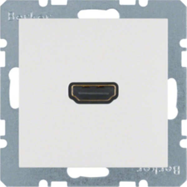 GNIAZDO HDMI BIAŁY MAT S.1/B.1/B.3/B.7 - 3315421909 - HAGER