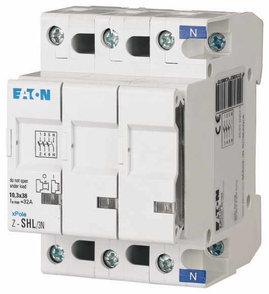PODSTAWA BEZPIECZNIKOWA DO WKŁADEK CYLINDRYCZNYCH Z-SHL/3N - 263887 - EATON