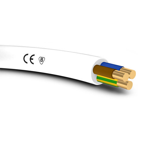 PRZEWÓD INSTALACYJNY YDY 3X2,5 750V BIAŁY - G-103036 - KABLE I PRZEWODY