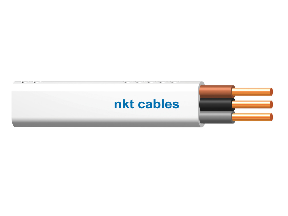 PRZEWÓD INSTALACYJNY YDYP 3X6 750V BIAŁY - G-106472 - KABLE I PRZEWODY