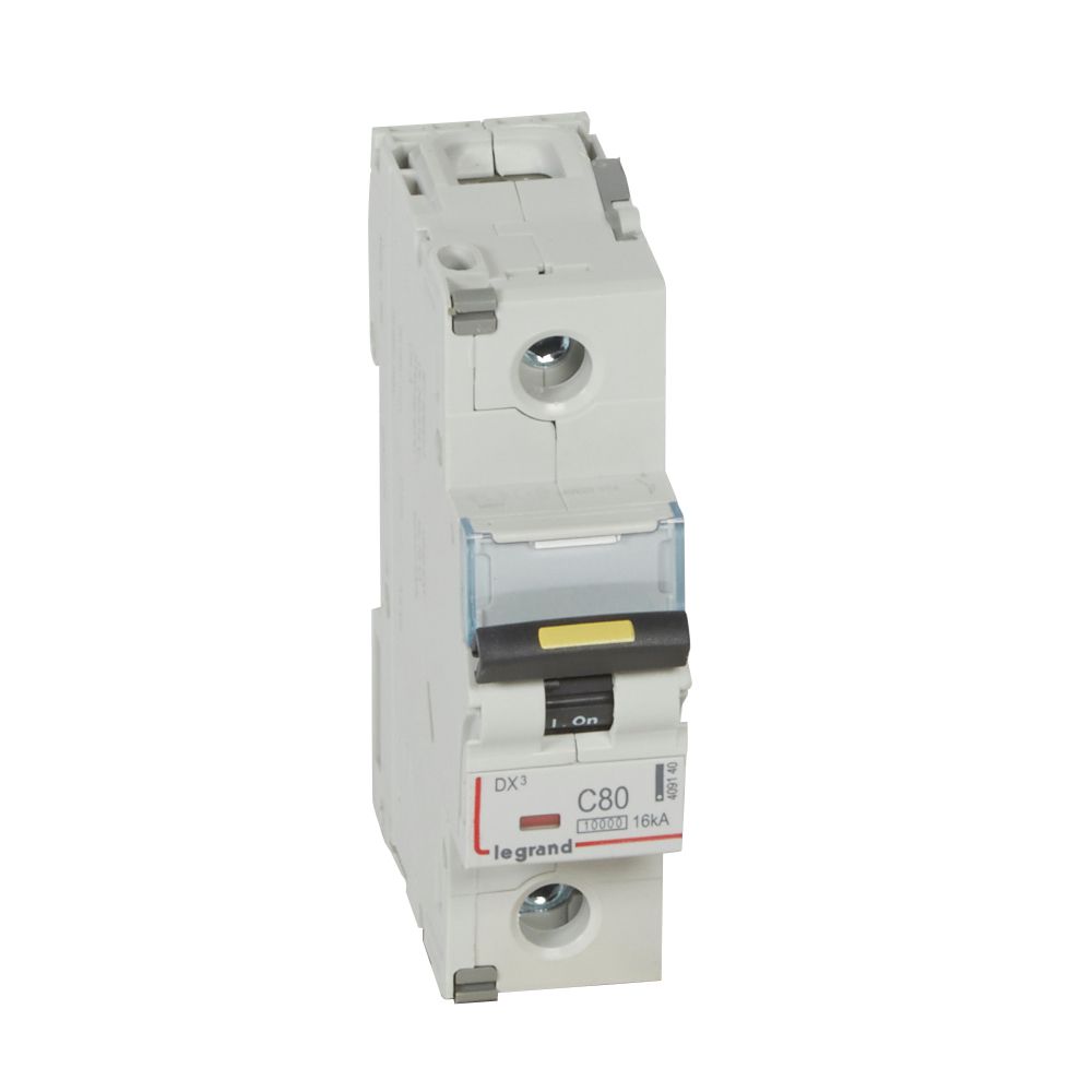 WYŁĄCZNIK NADPRĄDOWY C 80A 1-POLOWY SERII DX3 S 311 - 409140 - LEGRAND