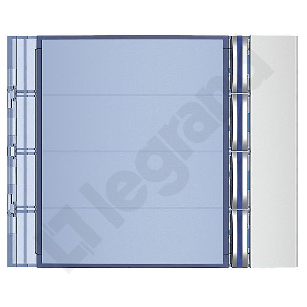 PLAKIETKA MODUŁU Z PRZYCISKAMI - 4 PRZYCISKI -ALUMINIUM SFERA - 352041 - LEGRAND