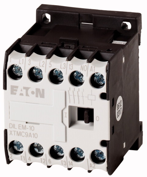STYCZNIK MOCY 9A AC3 3 BIEGUNY NO STYK POMOCNICZY NO STEROWANIE 24V DC DILEM-10 - 010213 - EATON