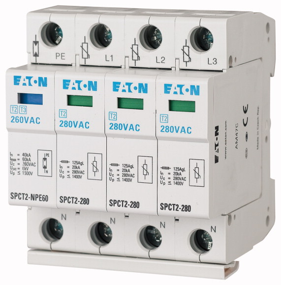 OCHRONNIK P-PRZEPIĘCIOWY SPCT2-280-3+NPE - 167620 - EATON