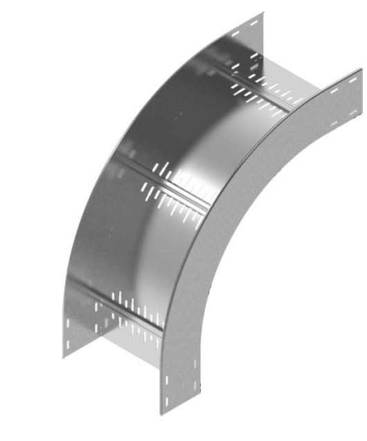 Łuk zewnętrzny 90° LZKSC200H200 2,00 mm - 291222 - BAKS