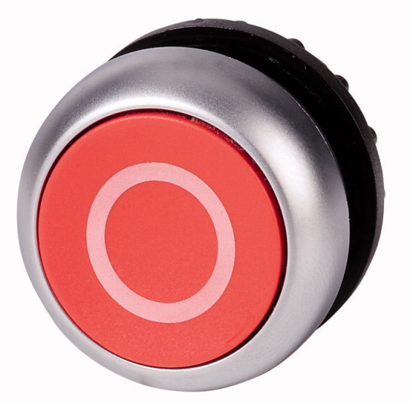NAPĘD PRZYCISKU CZERWONY Z SAMOPOWROTEM PŁASKI M22-D-R-X0 - 216605 - EATON