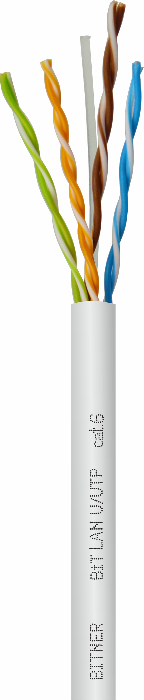 KABEL TELEINFORMATYCZNY U/UTP 4x2x23 AWG (0,54) CAT. 6 350MHz BĘBEN/SZPULA - TI0044 - KP BITNER