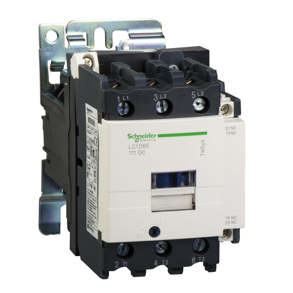 STYCZNIK MOCY TESYS D AC3 80A 3P 1NO 1NC CEWKA 48VDC ZACISKI SKRZYNKOWE - LC1D80ED - SCHNEIDER ELECTRIC