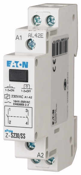 PRZEKAŹNIK BISTABILNY 16A STYK 2NO STEROWANIE 230V AC - 265271 - EATON