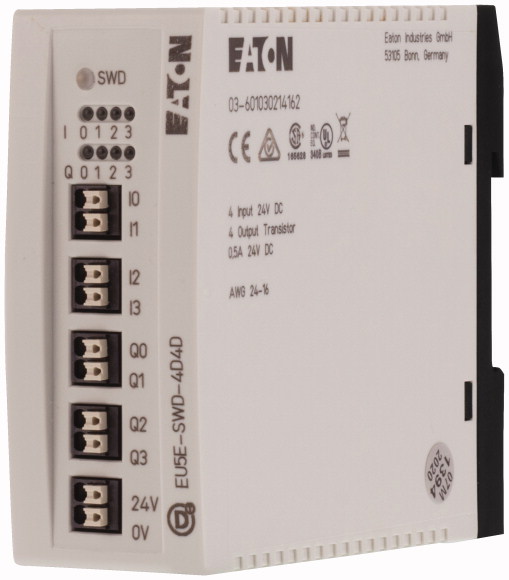 MODUŁ 4 WEJŚĆ 4 WYJŚĆ TRANZYSTOROWYCH SMARTWIRE-DT EU5E-SWD-4D4D - 116382 - EATON