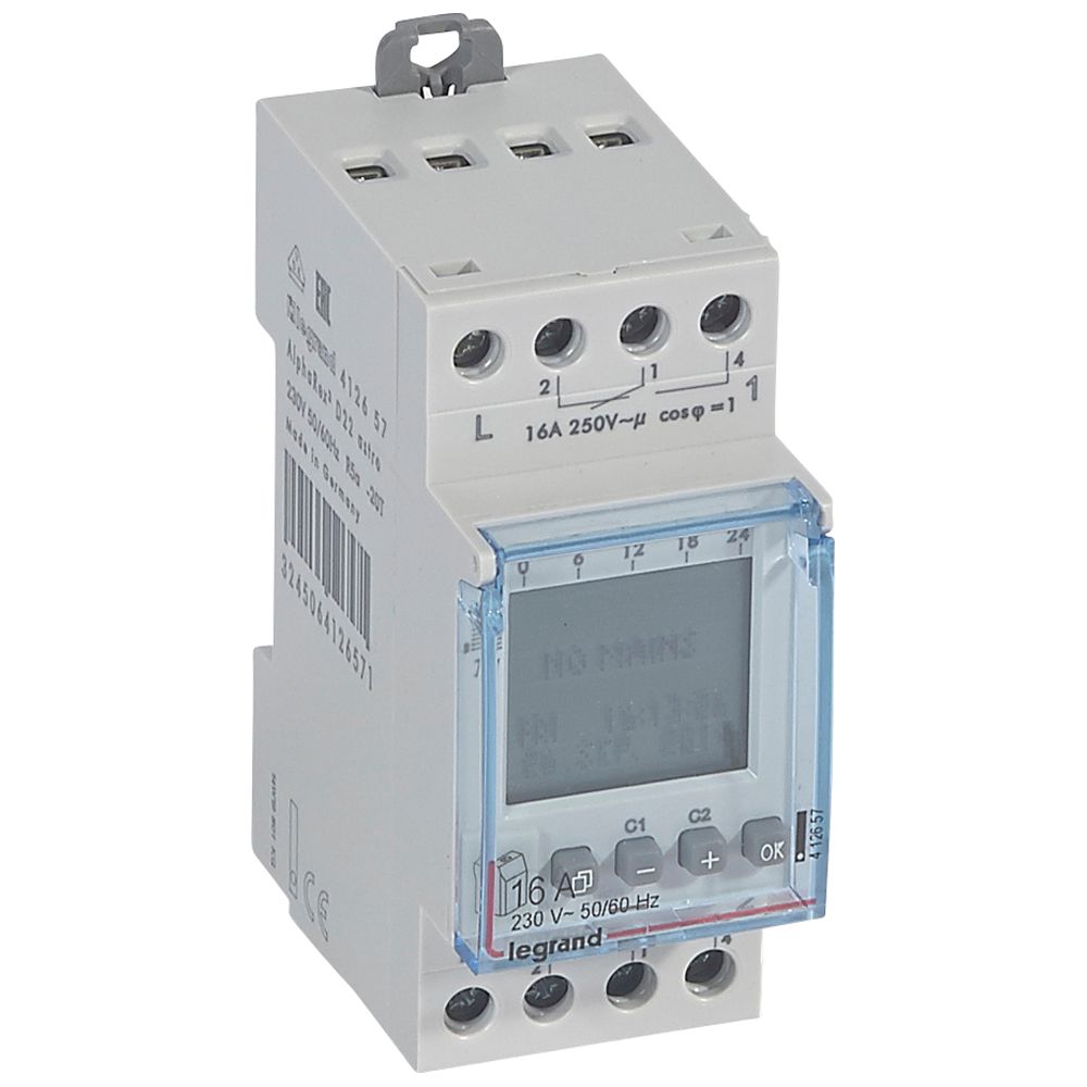 PROGRAMATOR CYFROWY ASTRONOMICZNY 2-KANAŁOWY D22 ASTRO - 412657 - LEGRAND