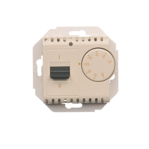 Regulator temperatury z czujnikiem wewnętrznym (moduł) 16(2) A, 230V~. Montaż na wkręty; kremowy - DRT10W.02/41 - KONTAKT SIMON