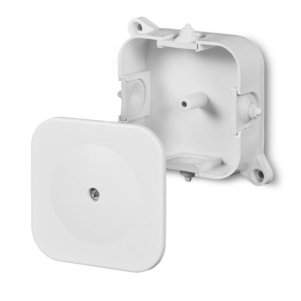 PUSZKA NATYNK 84X84X40 Z WKŁADEM IP42 HERMETYCZNA SZARY D-13,5 - 0213-00 - ELEKTRO-PLAST NASIELSK