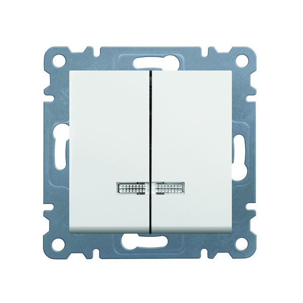 ŁĄCZNIK KONTROLNY ŚWIECZNIKOWY BIAŁY LUMINA2 - WL0240 - HAGER