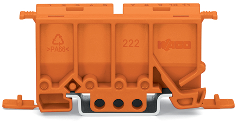 ADAPTER MONTAŻOWY 2-5-TOROWY POMARAŃCZOWY. - 222-500 - WAGO