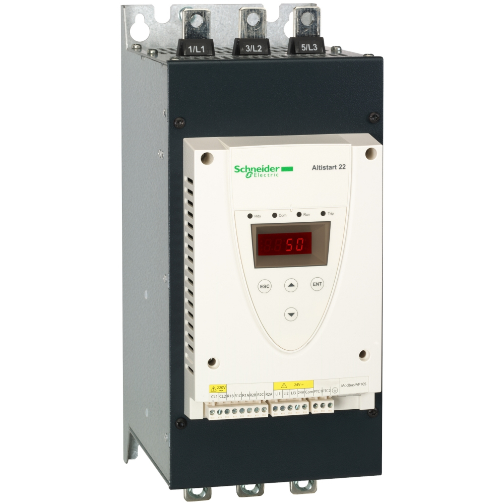 UKŁAD ŁAGODNEGO ROZRUCHU ATS22 3-FAZOWE 230/440VAC 50/60HZ 55KW 110A IP20 - ATS22C11Q - SCHNEIDER ELECTRIC