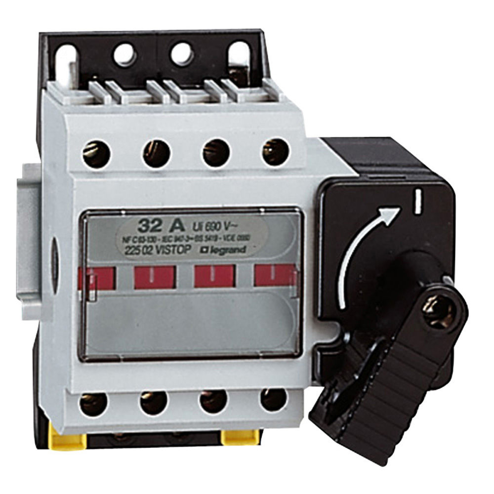 ROZŁĄCZNIK MOCY 32A 4 BIEGUNY NAPĘD FRONTOWY VISTOP - 022502 - LEGRAND