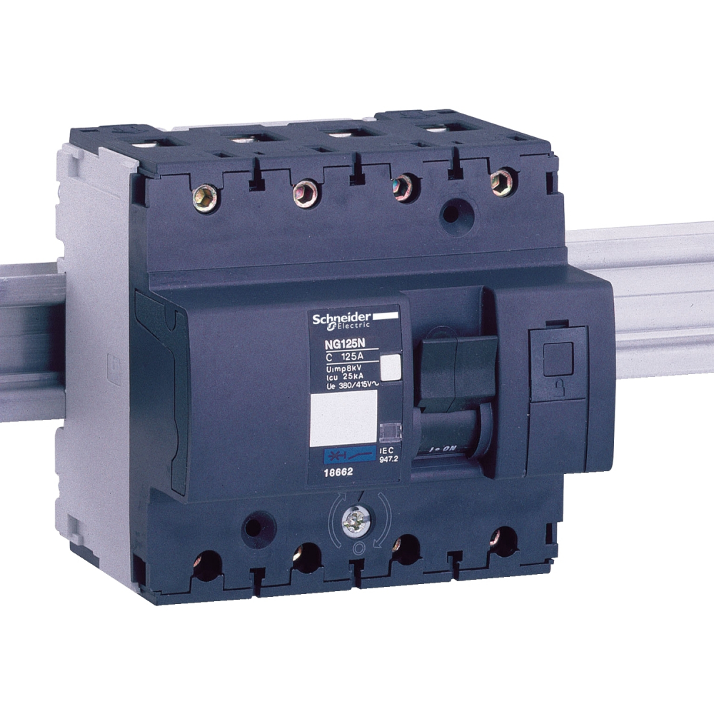 WYŁĄCZNIK NADPRĄDOWY C 63A 4 POLOWY CHARAKTERYSTYKA C NG125N - 18656 - SCHNEIDER ELECTRIC