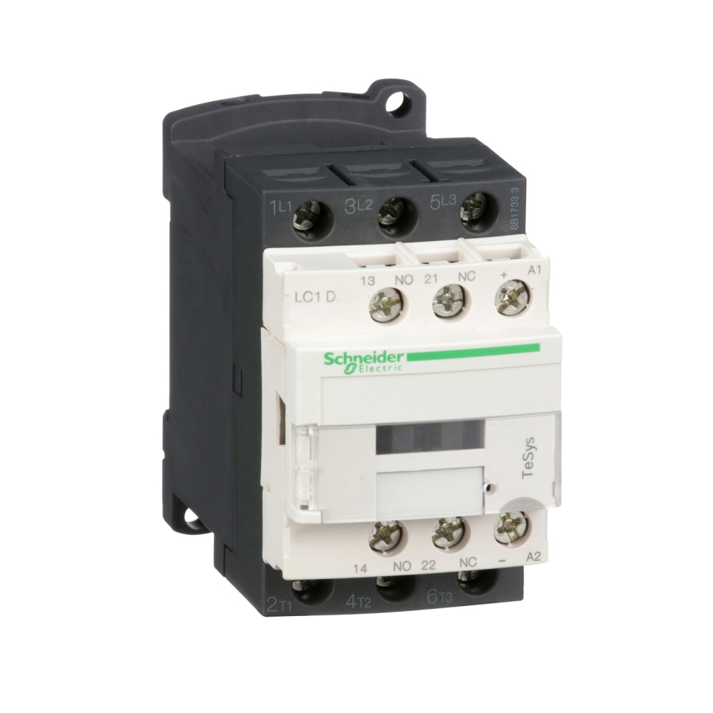 STYCZNIK MOCY 18A AC3 3 POLOWY 1NO 1NC CEWKA 48VDC TESYS D - LC1D18ED - SCHNEIDER ELECTRIC