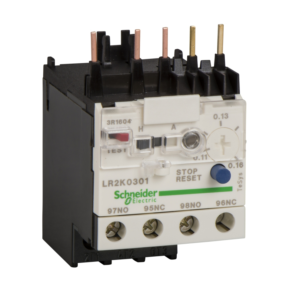 PRZEKAŹNIK PRZECIĄŻENIOWY TERMICZNY ZAKRES 1,2..1,8A LC1/LP1 - LR2K0307 - SCHNEIDER ELECTRIC