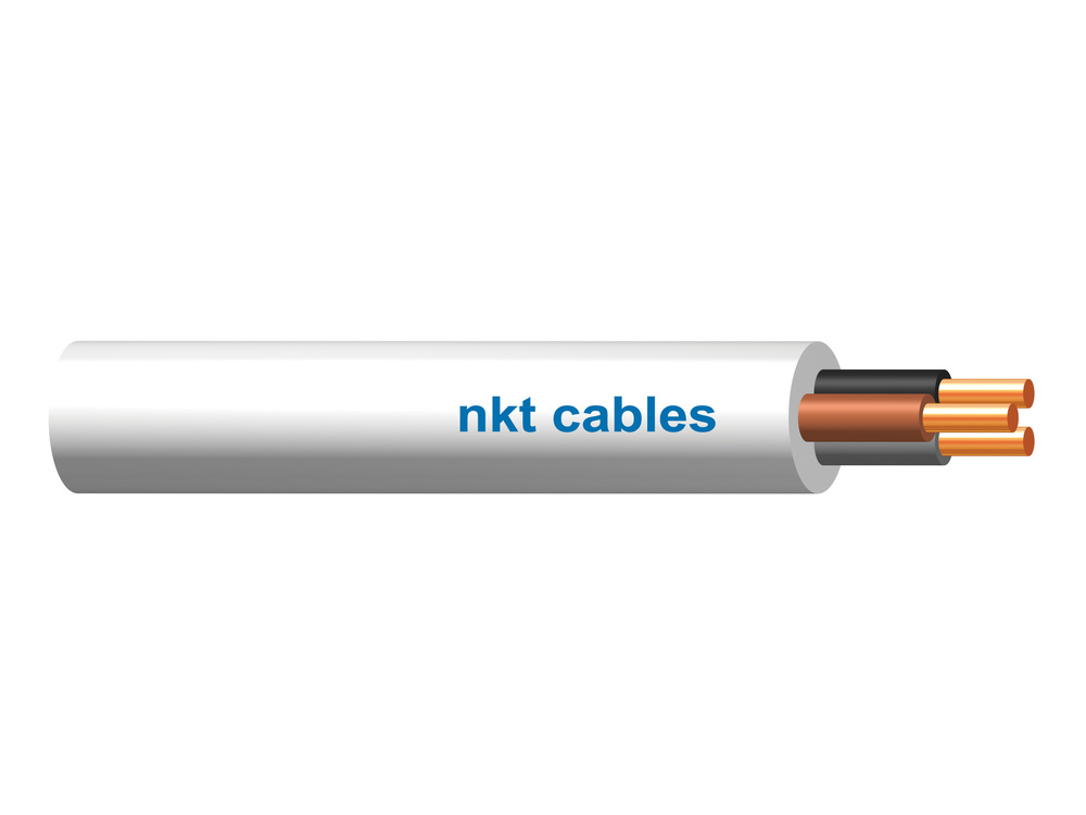 PRZEWÓD INSTALACYJNY YDY 3X4 750V BIAŁY BĘBEN - G-016002 - KABLE I PRZEWODY