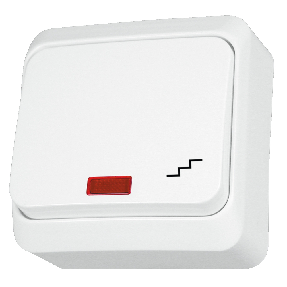 ŁĄCZNIK SCHODOWY Z PODŚWIETLENIEM N/T IP20 BIAŁY PRIMA - WDE001061 - SCHNEIDER ELECTRIC