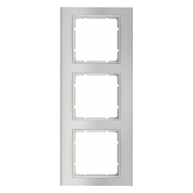 RAMKA POTRÓJNA ALUMINIOWA BIAŁY B.3 - 10133904 - HAGER