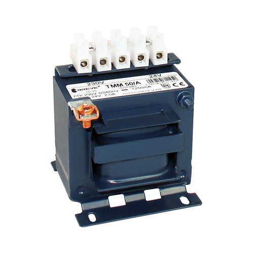 TRANSFORMATOR JEDNOFAZOWY SEPARACYJNY TMM 50/A 400/230V - 16252-9984 - BREVE