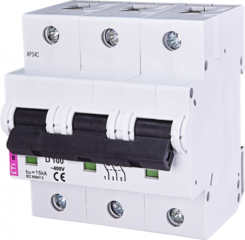 WYŁĄCZNIK NADPRĄDOWY ETIMAT 10 3P D100 - 002155732 - ETI