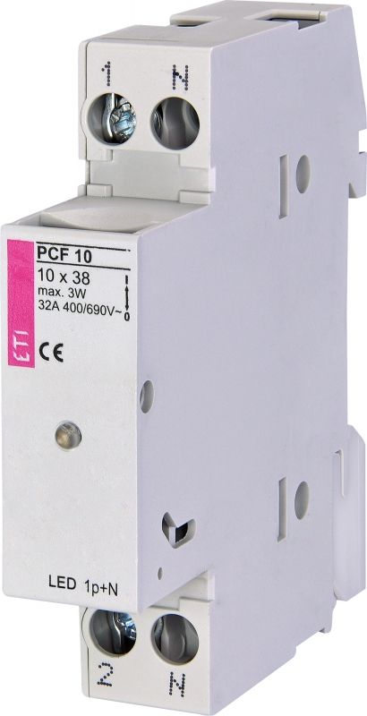ROZŁĄCZNIK BEZPIECZNIKOWY PCF 10 1P+N LED - 002550012 - ETI