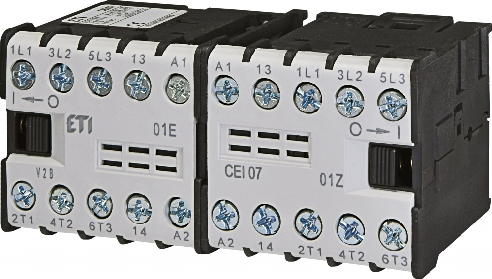 STYCZNIKI MINI Z BLOKADĄ MECH. CEI07.01-230V-50/60HZ - 004641613 - ETI