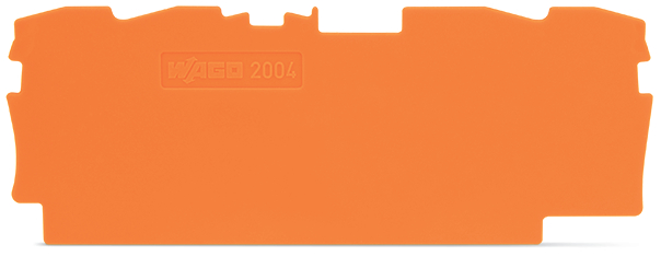 ŚCIANKA KOŃCOWA POMARAŃCZOWA TOPJOBS - 2004-1492 - WAGO