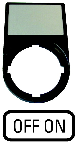 TABLICZKA OPISOWA Z RAMKĄ OFF ON M22S-ST-GB10 - 216499 - EATON