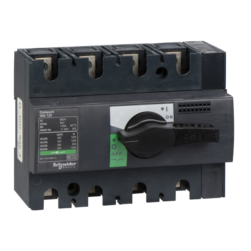 ROZŁĄCZNIK INS125 125A 4P - 28911 - SCHNEIDER ELECTRIC
