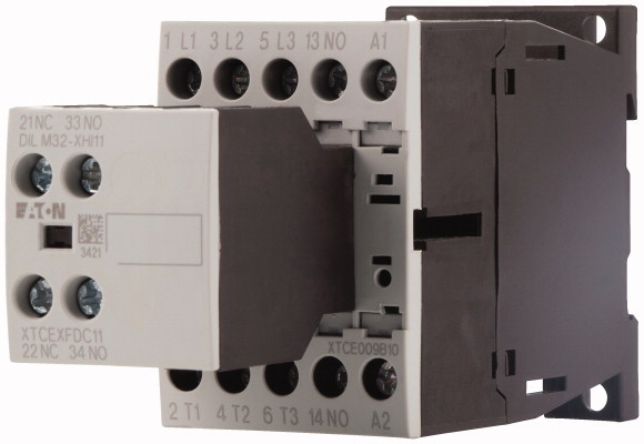 STYCZNIK MOCY 9A AC3 STYKI 2NO 1NZ DILM9-21(230V50HZ 240V60HZ) - 276760 - EATON