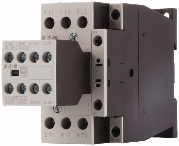 STYCZNIK MOCY 32A AC3 STYKI 3NO 2NZ DILM32-32(230V50HZ 240V60HZ) - 277356 - EATON