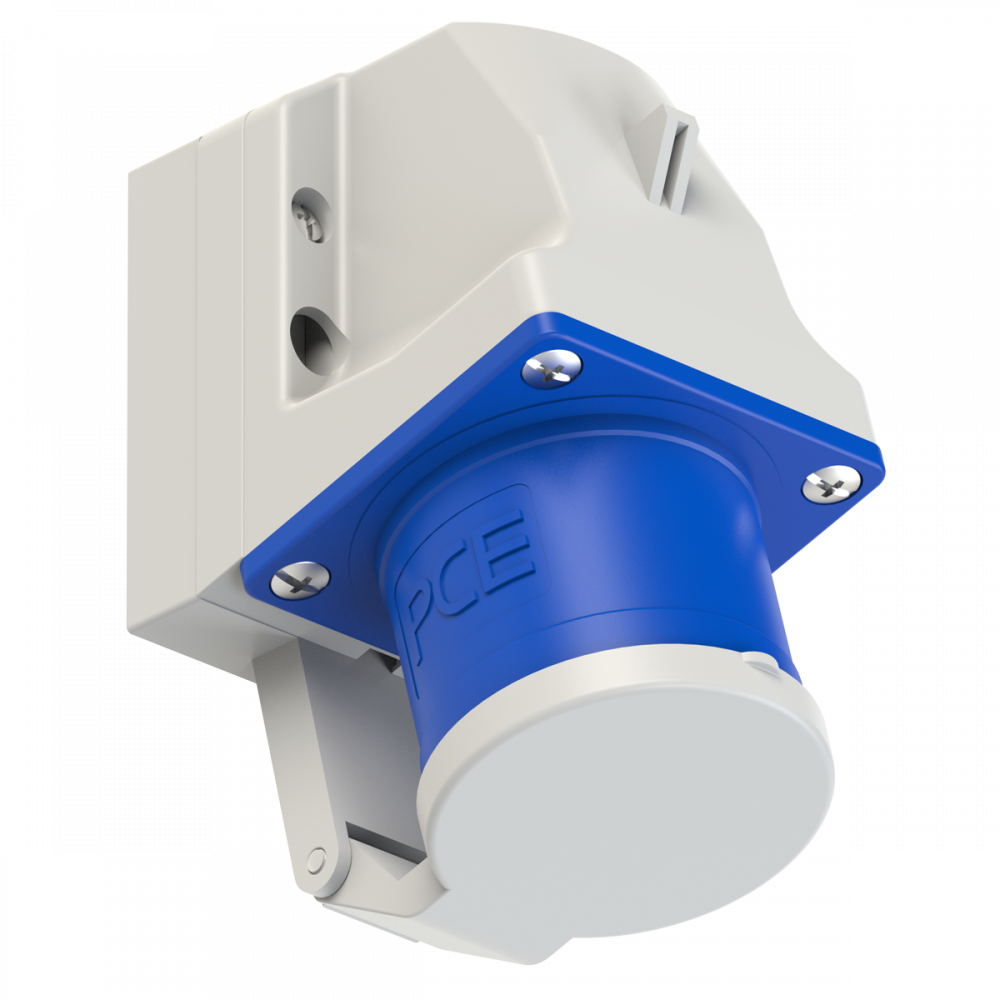 WTYCZKA ODBIORNIKOWA Z KLAPKĄ 32A 230V 2P+Z - 523-6d - PCE