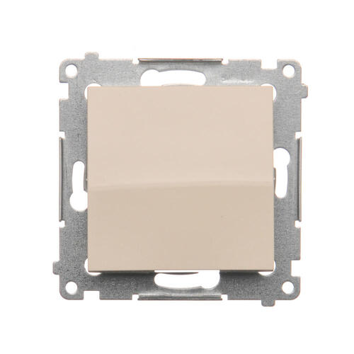 ŁĄCZNIK POJEDYNCZY ZACISKI AUTOMATYCZNE 10AX 250V KREMOWY SIMON 54 - DW1.01/41 - KONTAKT SIMON