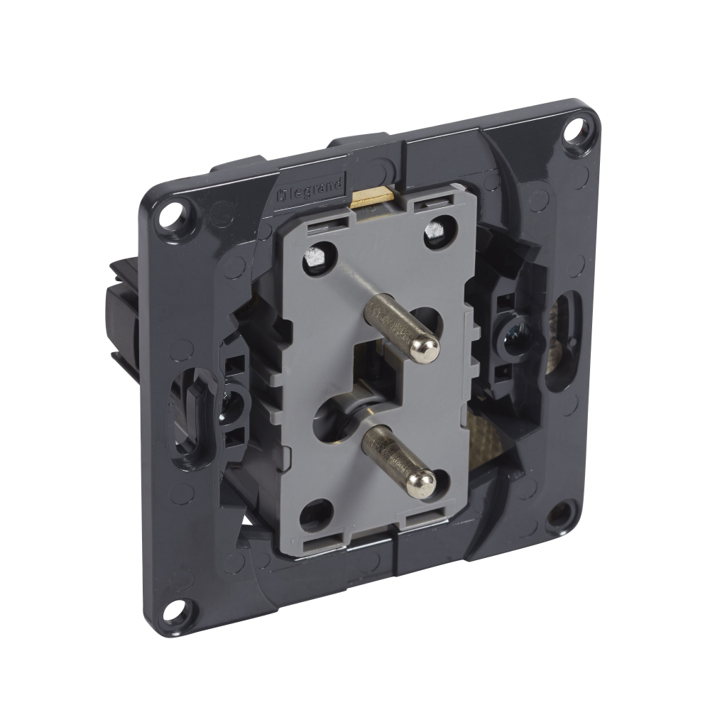GNIAZDO PODWÓJNE Z UZIEMIENIEM 2X2P+Z DO INSTALACJI W PUSZCE POJEDYNCZEJ ZACISKI AUTOMATYCZNE 16A 250V CELIANE - 067137 - LEGRAND