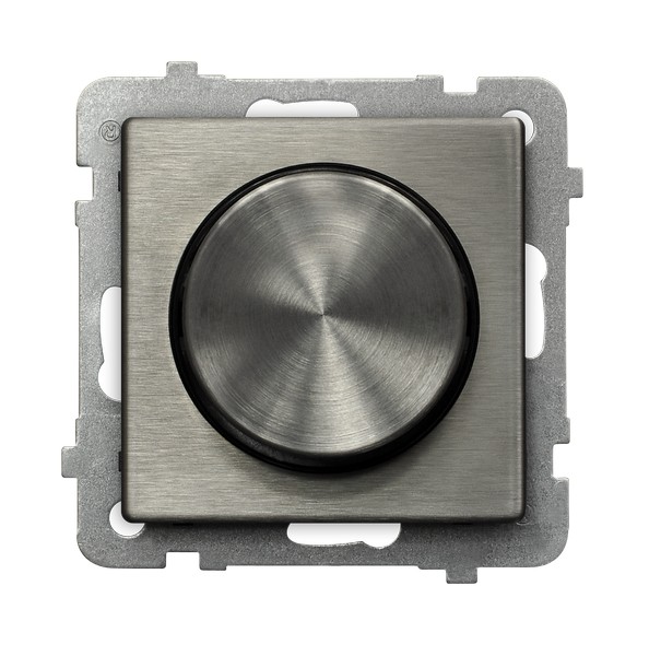 ŚCIEMNIACZ PRZYCISKOWO-OBROTOWY 40-400W STAL INOX SONATA - ŁP-8RM/m/37 - OSPEL