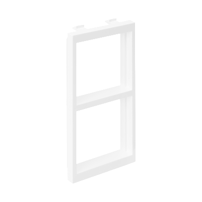 ADAPTER CIMA NA 2 MODUŁY K45 (45x45mm) POZIOMO CZYSTA BIEL - S66/9 - KONTAKT SIMON