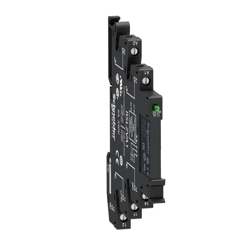 PRZEKAŹNIK+GNIAZDO ŚRUBOWE - 24 VAC/VDC - RSL1PVBU - SCHNEIDER ELECTRIC