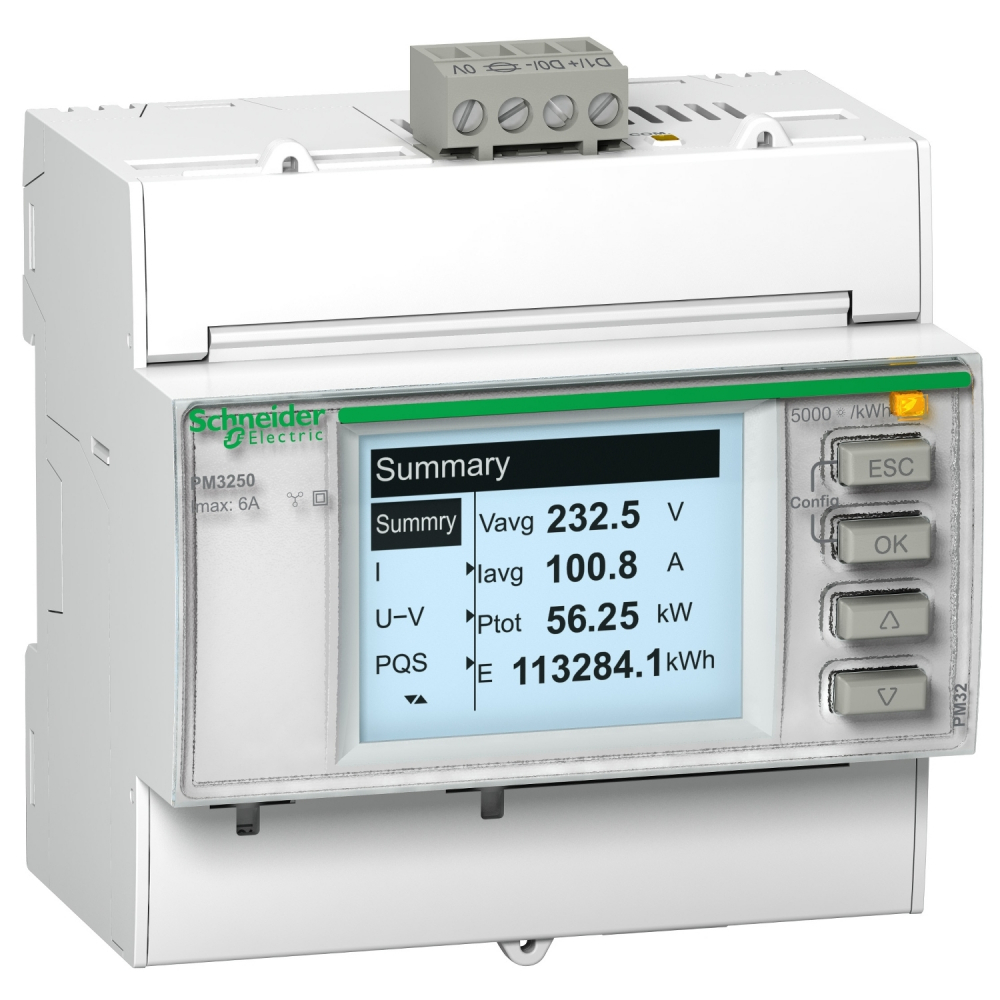 MIERNIK PARAMETRÓW SIECI Z MODBUS - METSEPM3255 - SCHNEIDER ELECTRIC