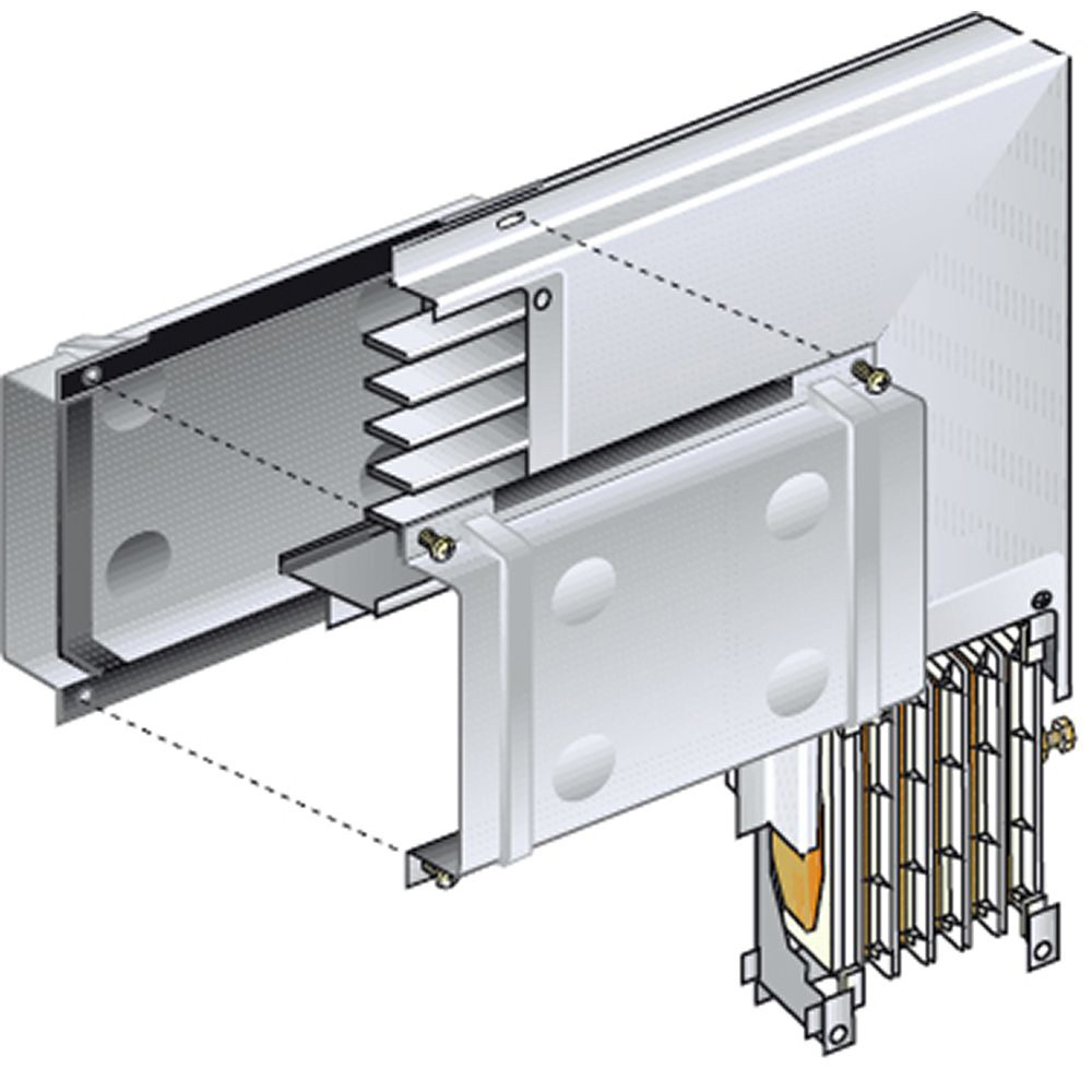 ŁACZNIK KĄTOWY PIONOWY LEWY 630A ALUMINIUM MRF - 50410435 - LEGRAND