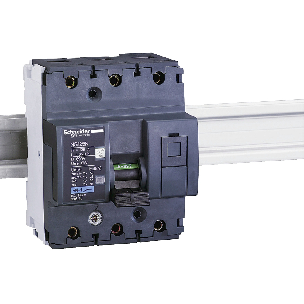 WYŁĄCZNIK NADPRĄDOWY C 25A 3 POLOWY CHARAKTERYSTYKA C NG125N - 18635 - SCHNEIDER ELECTRIC
