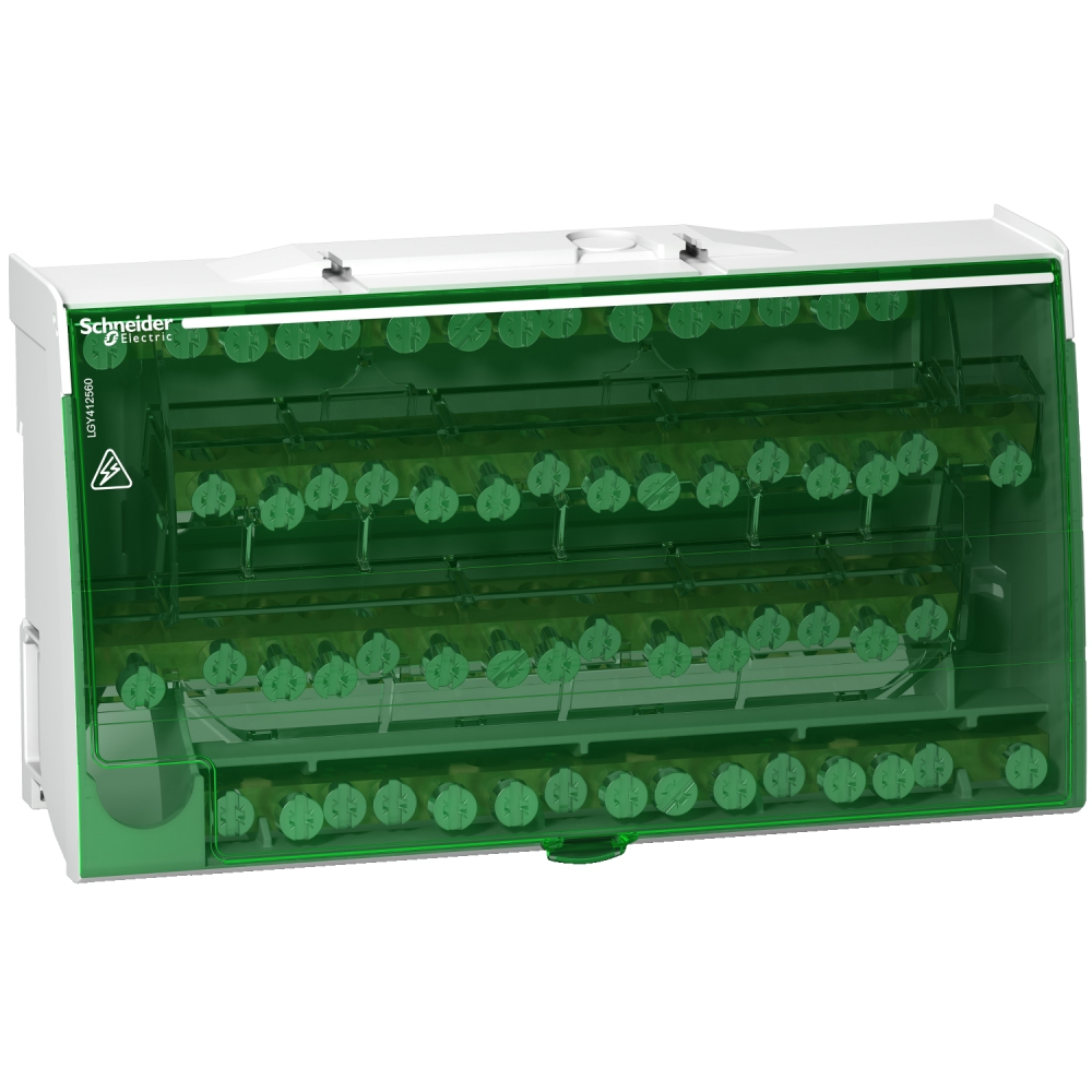 BLOK ROZDZIELCZY 4P 125A 60OTW. - LGY412560 - SCHNEIDER ELECTRIC