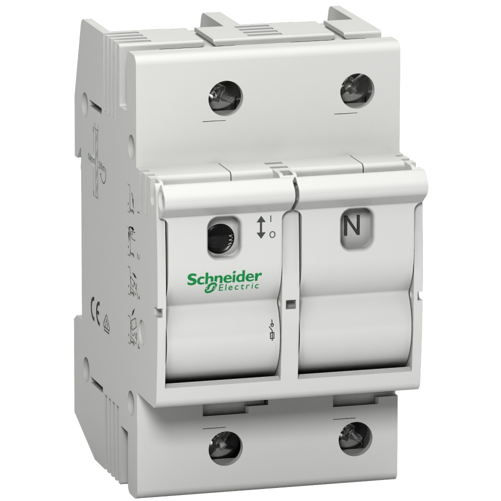 ROZŁĄCZNIK BEZPIECZNIKOWY D02-63-2 63A 2-BIEGUNOWY BEZ WKŁADEK - MGN02263 - SCHNEIDER ELECTRIC