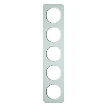 RAMKA PIĘCIOKROTNA BIAŁY POŁYSK R.1 - 10152189 - HAGER