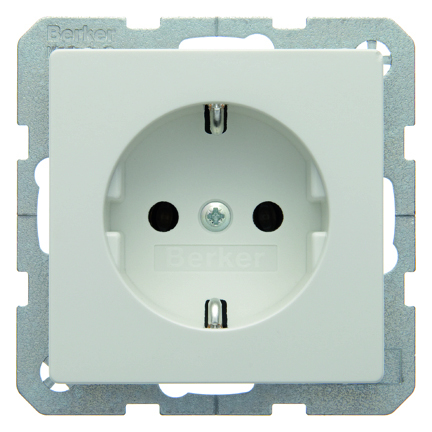 GNIAZDO SCHUKO BIAŁY AKSAMIT Q.1 - 41436089 - HAGER